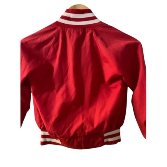 Walt Disney World Vintage Varsity Bomber Jacket Size 5T Red - Picture 2 of 5